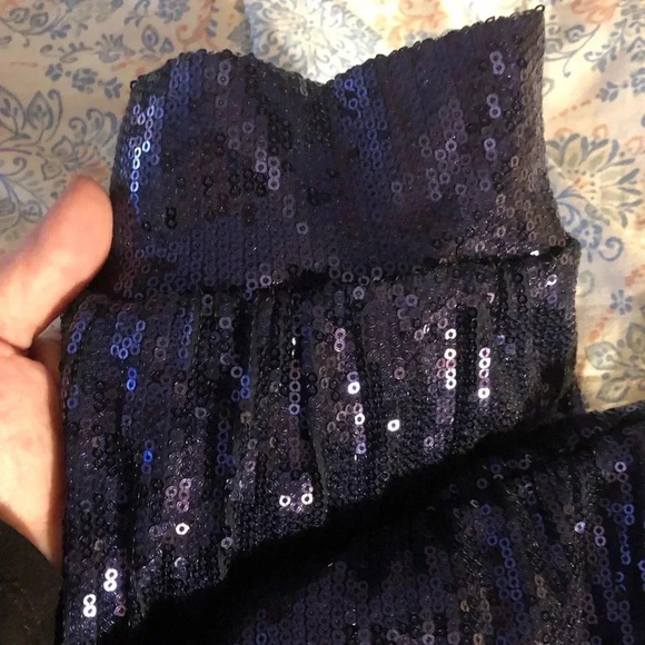 Blue sequin all over jumpsuit - Picture 15 of 16